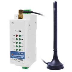 USR-DR502 Cost-effective DIN-Rail 4G LTE Cat 1 Modem